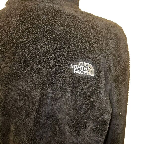 THE NORTH FACE Osito Women’s Black Sherpa Fleece Fuzzy Full Zip Jacket Size M - Picture 4 of 6